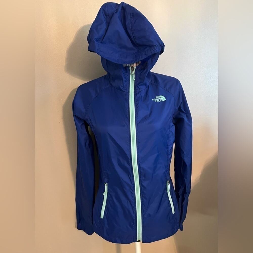 THE NORTH FACE WOMENS HOODED FULL ZIP “WIND” JACKET SIZE XS MINT